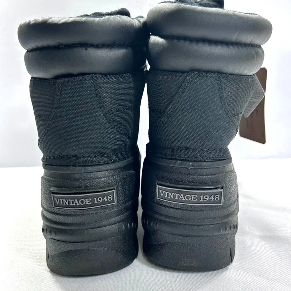 Weatherproof Vintage Mens Joe Black Winter & Snow Boots Black US 10M‎ - No Box
